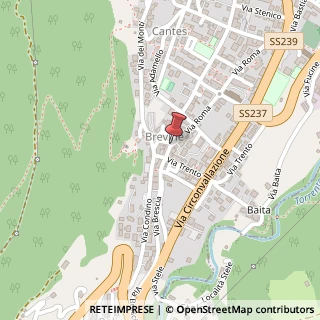 Mappa Via del Foro, 21, 38079 Tione di Trento, Trento (Trentino-Alto Adige)