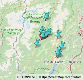 Mappa Via Brescia, 38079 Tione di Trento TN, Italia (8.69182)