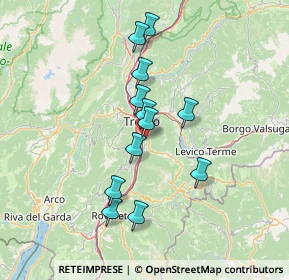 Mappa Via di S. Vincenzo, 38121 Trento TN, Italia (11.90083)