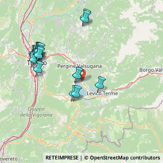 Mappa 38057 Tenna TN, Italia (8.8615)