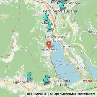 Mappa Via dei Minatori, 38057 Pergine Valsugana TN, Italia (3.43333)