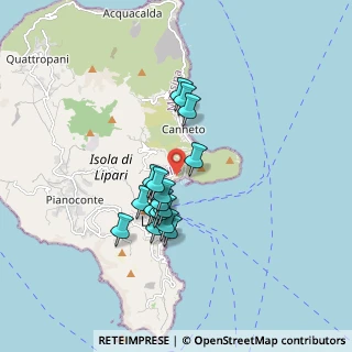 Mappa Contrada Serra, 98055 Lipari ME, Italia (1.5)