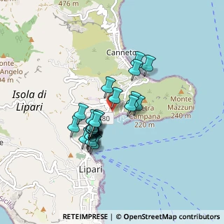 Mappa Contrada Serra, 98055 Lipari ME, Italia (0.74815)