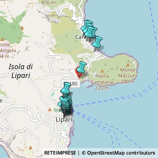 Mappa Contrada Serra, 98055 Lipari ME, Italia (1.067)