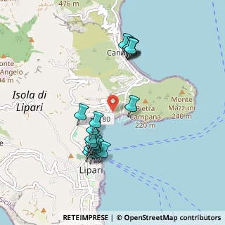 Mappa Contrada Serra, 98055 Lipari ME, Italia (1.026)