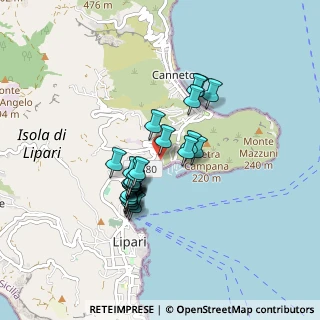 Mappa Contrada Serra, 98055 Lipari ME, Italia (0.73654)