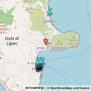 Mappa Contrada Serra, 98055 Lipari ME, Italia (1.3525)