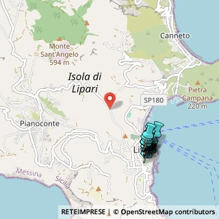 Mappa Salita Santa Margherita, 98055 Lipari ME, Italia (1.232)