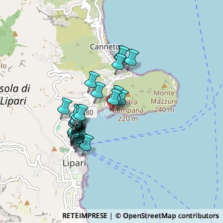 Mappa Località Porto Pignataro, 98055 Lipari ME, Italia (0.865)