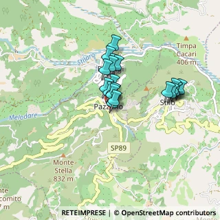Mappa Via Preiato, 89040 Pazzano RC, Italia (0.7035)