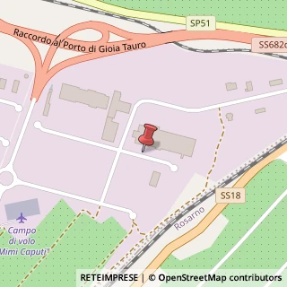 Mappa Strada Zona Industriale II, 14, 89026 San Ferdinando, Reggio di Calabria (Calabria)