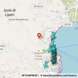 Mappa Via Paolo Borsellino e Giovanni Falcone, 98055 Lipari ME, Italia (0.6915)