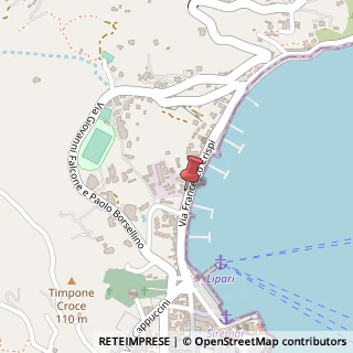 Mappa Via del Ferro, 145, 98055 Lipari, Messina (Sicilia)