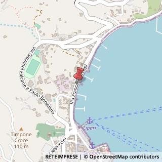 Mappa Via Francesco Crispi, 98050 Lipari ME, Italia, 98055 Lipari, Messina (Sicilia)