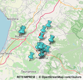 Mappa Via Regina Margherita, 89050 Feroleto della Chiesa RC, Italia (6.08)