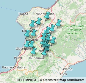 Mappa Via Regina Margherita, 89050 Feroleto della Chiesa RC, Italia (9.6805)