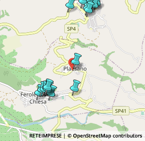 Mappa Via Regina Margherita, 89050 Feroleto della Chiesa RC, Italia (1.4485)