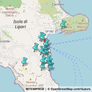Mappa Milazzo - Lipari, 98055 Lipari ME, Italia (0.79867)