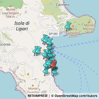 Mappa Milazzo - Lipari, 98055 Lipari ME, Italia (0.7455)