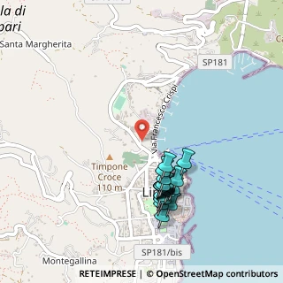 Mappa Via Barone, 98055 Lipari ME, Italia (0.5395)