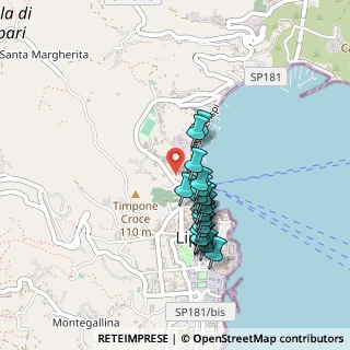 Mappa Via Barone, 98055 Lipari ME, Italia (0.3905)