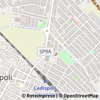 Mapa Ladispoli