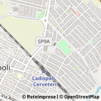 Kaart Ladispoli