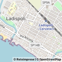 Map Ladispoli