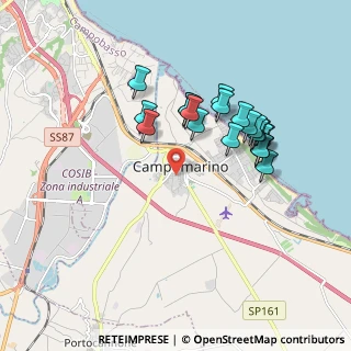 Mappa Via Abruzzi, 86042 Campomarino CB, Italia (1.7575)