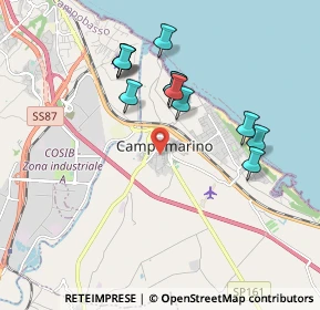 Mappa Via Abruzzi, 86042 Campomarino CB, Italia (1.82833)