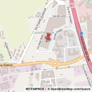 Mappa Via Tiburtina Km 20,500, 15, 00012 Casape, Roma (Lazio)