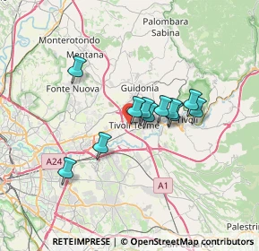 Mappa Via Tiburtina Km 21, 00011 Guidonia Montecelio RM, Italia (5.34636)