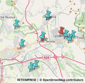 Mappa Via Tiburtina Km 21, 00011 Guidonia Montecelio RM, Italia (4.46909)