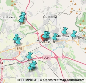 Mappa Via Tiburtina Km 21, 00011 Guidonia Montecelio RM, Italia (4.198)