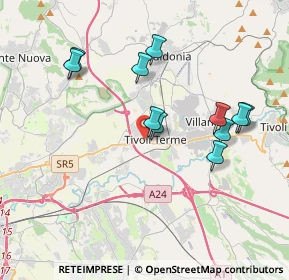 Mappa Via Tiburtina Km 21, 00011 Guidonia Montecelio RM, Italia (3.82182)