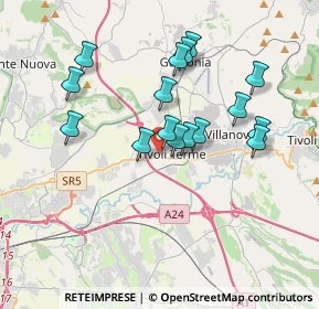 Mappa Via Tiburtina Km 21, 00011 Guidonia Montecelio RM, Italia (3.46625)