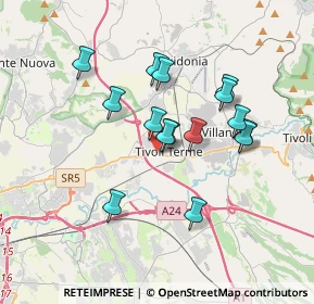 Mappa Via Tiburtina Km 21, 00011 Guidonia Montecelio RM, Italia (3.18933)