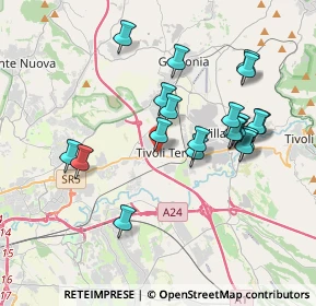 Mappa Via Tiburtina Km 21, 00011 Guidonia Montecelio RM, Italia (3.779)