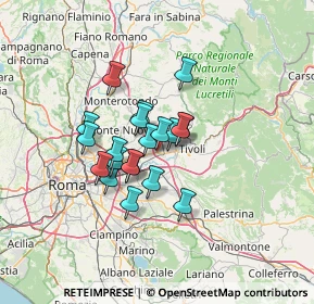 Mappa Via Tiburtina Valeria, 00011 Guidonia Montecelio RM, Italia (9.7985)