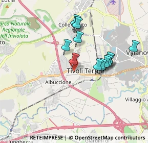 Mappa Via Tiburtina Km 21, 00011 Guidonia Montecelio RM, Italia (1.69385)