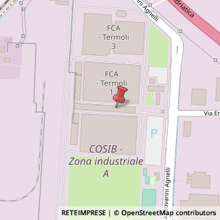 Mappa Via Giovanni Agnelli zona industriale 86039, 86039 Termoli CB, Italia, 86039 Termoli, Campobasso (Molise)