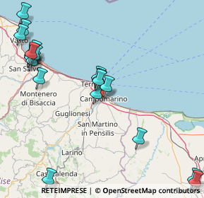 Mappa Via S. Pertini, 86042 Campomarino CB, Italia (22.614)