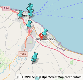 Mappa Via S. Pertini, 86042 Campomarino CB, Italia (5.54818)