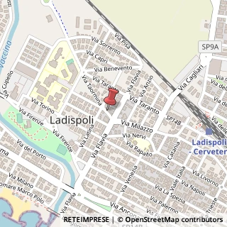 Mappa Via Taormina, 8, 00055 Ladispoli, Roma (Lazio)