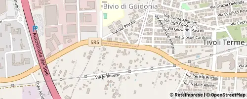 Mappa Tivoli