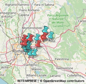 Mappa Via Giacomo Leopardi, 00011 Tivoli RM, Italia (12.0055)