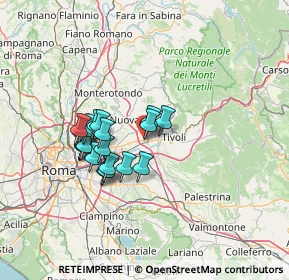 Mappa Via Giacomo Leopardi, 00011 Tivoli RM, Italia (11.7465)