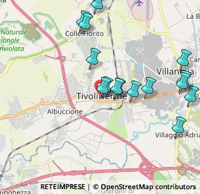 Mappa Via Giacomo Leopardi, 00011 Tivoli RM, Italia (2.2175)