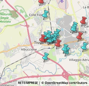 Mappa Via Giacomo Leopardi, 00011 Tivoli RM, Italia (1.8635)