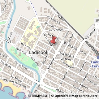 Mappa Via Taormina,  12, 00055 Ladispoli, Roma (Lazio)